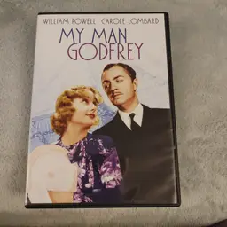 DVD. My Man Godfrey. William Powell and Carole Lombard. Used.