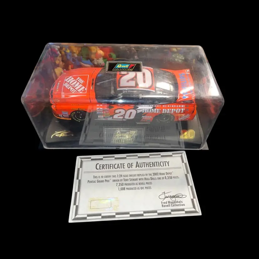 2002 Pontiac Grand Price Tony Stuart 1:24 Scale Diecast Replica With Certificate If Authenticity