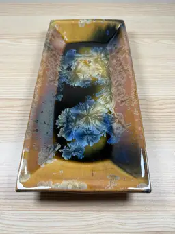 Bill Campbell Rectangular Blue/Good Tone Rectangular Bowl