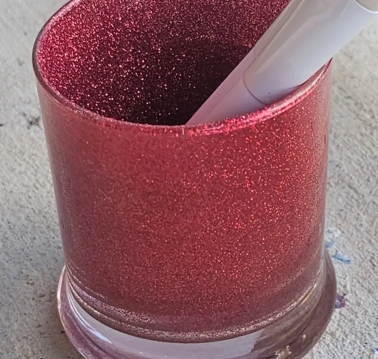 Firefighter wife Makeup Brush Holder