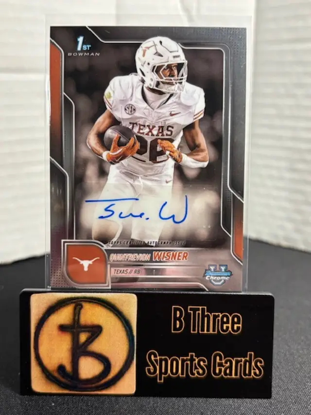 QUINTREVION WISNER 2025 Bowman Chrome U #BCAQW Auto Texas Longhorns A1276