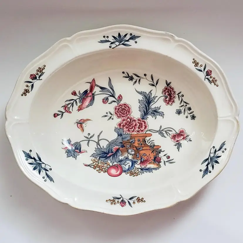Wedgwood Williamsburg Potpourri Oval Serving Bowl