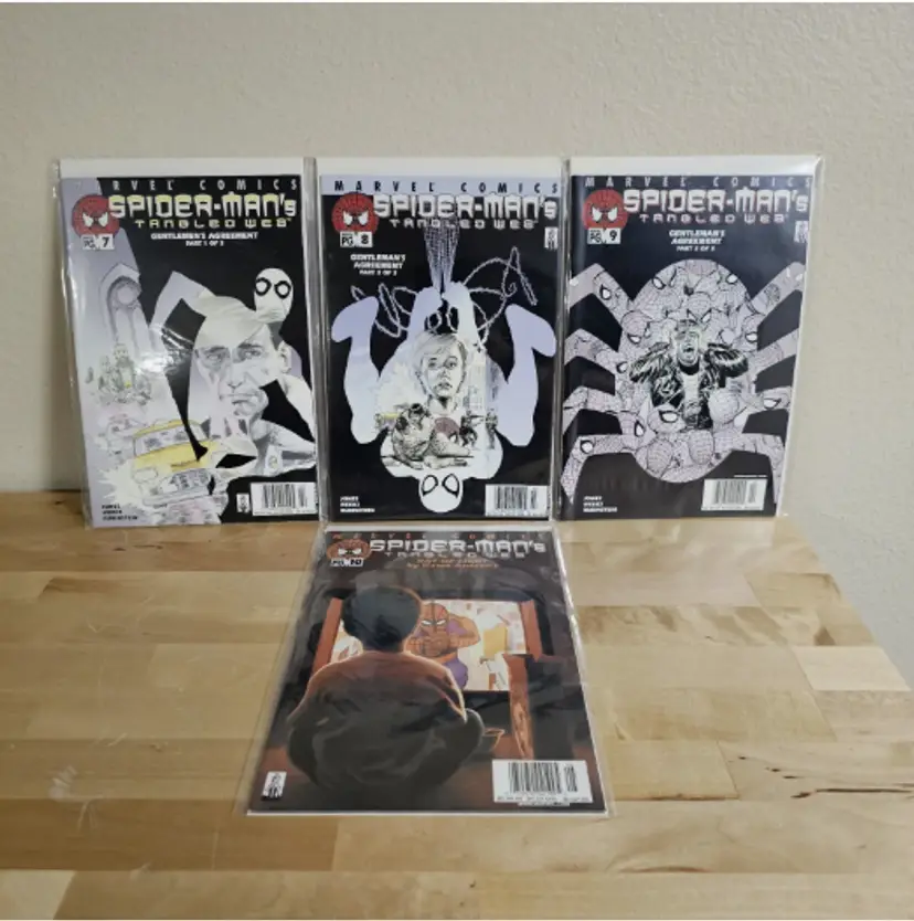 4x Marvel Spider-Man's Tangled Web Modern Comic Lot #7-10 VF/NM