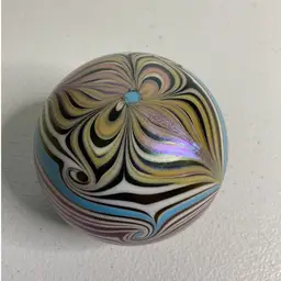 0005 Vandermark Pulled feather Paperweight 1976