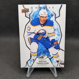 Mattias Samuelsson 2021-22 Upper Deck Ice Rookie Card (RC) #119 - Buffalo Sabres