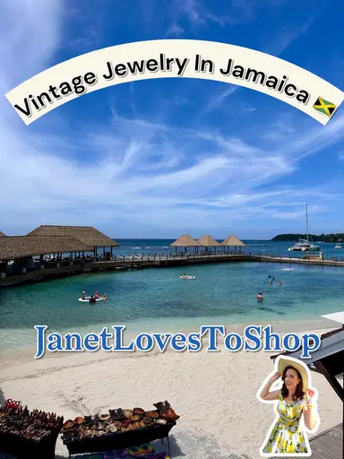 Live From Jamaica 🇯🇲 Vintage Jewelry w/ JanetLovesToShop 🥰🌴☀️🏖️