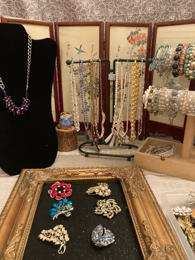 Brooches, Necklace And Bracelets