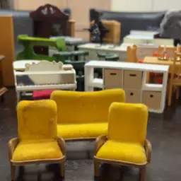 Yellow Living Room Set