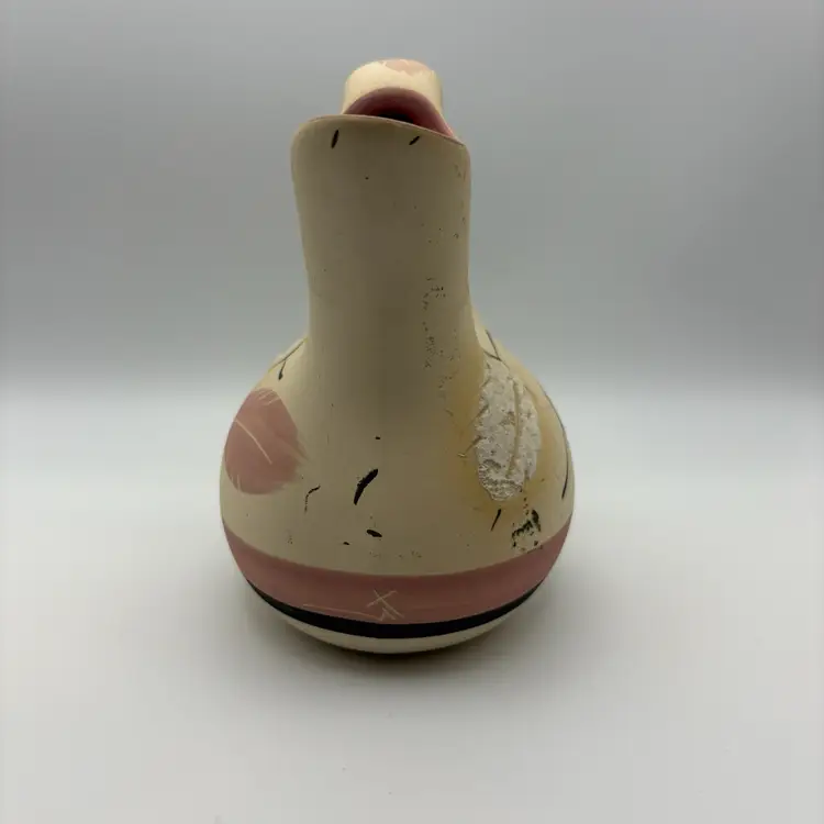 Native American “Rose Feather” Wedding Vase