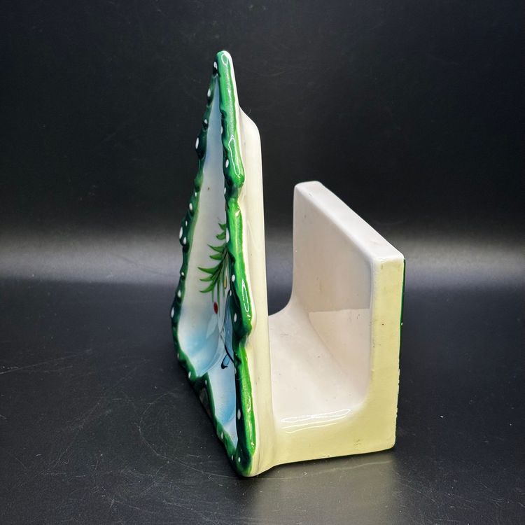 Vintage 1961 Holt Howard Christmas Tree Napkin Holder 5”