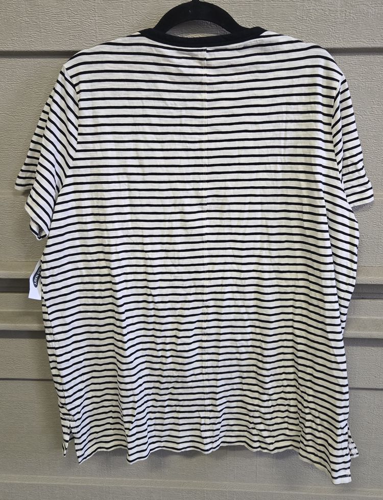 Old Navy Boyfriend Striped Short Sleeve Tee Size XL
