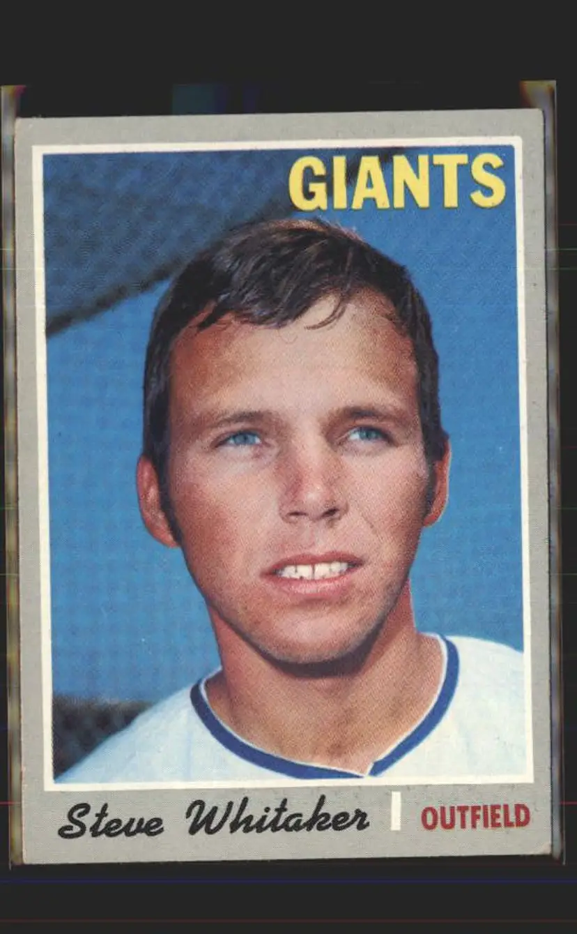 Steve Whitaker 1970 Topps #496 - (pk6) - San Francisco Giants