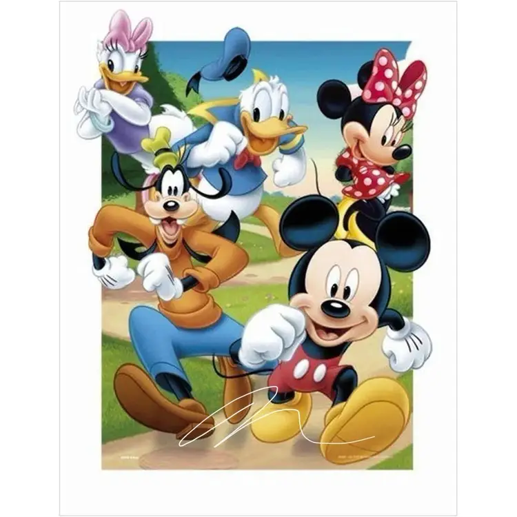 8.5x11 HIGH QUALITY PRINT DISNEY MICKEY N FRIENDS