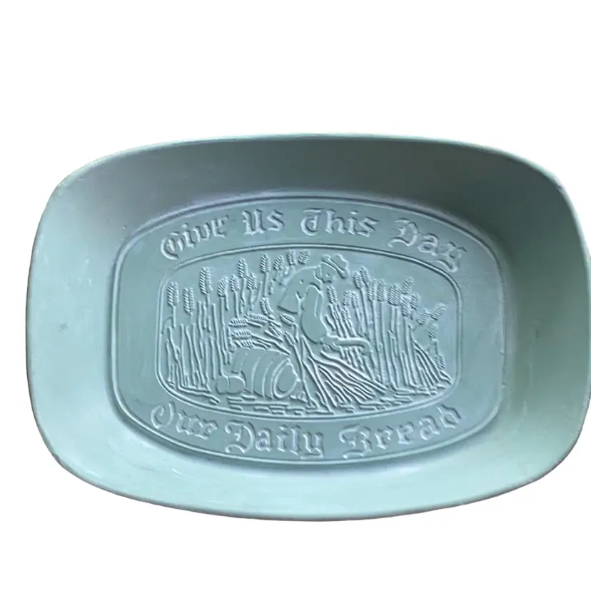 “Give Us This Day Our Daily Bread” Catchall Tiffany Blue