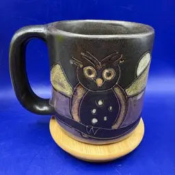 Mara Stoneware Owl Mug