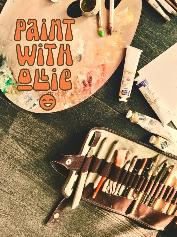 Paint With Ollie! Come Paint With Me! 🎨 