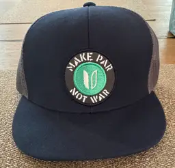 Like New Linksoul Make Par Not War Hat