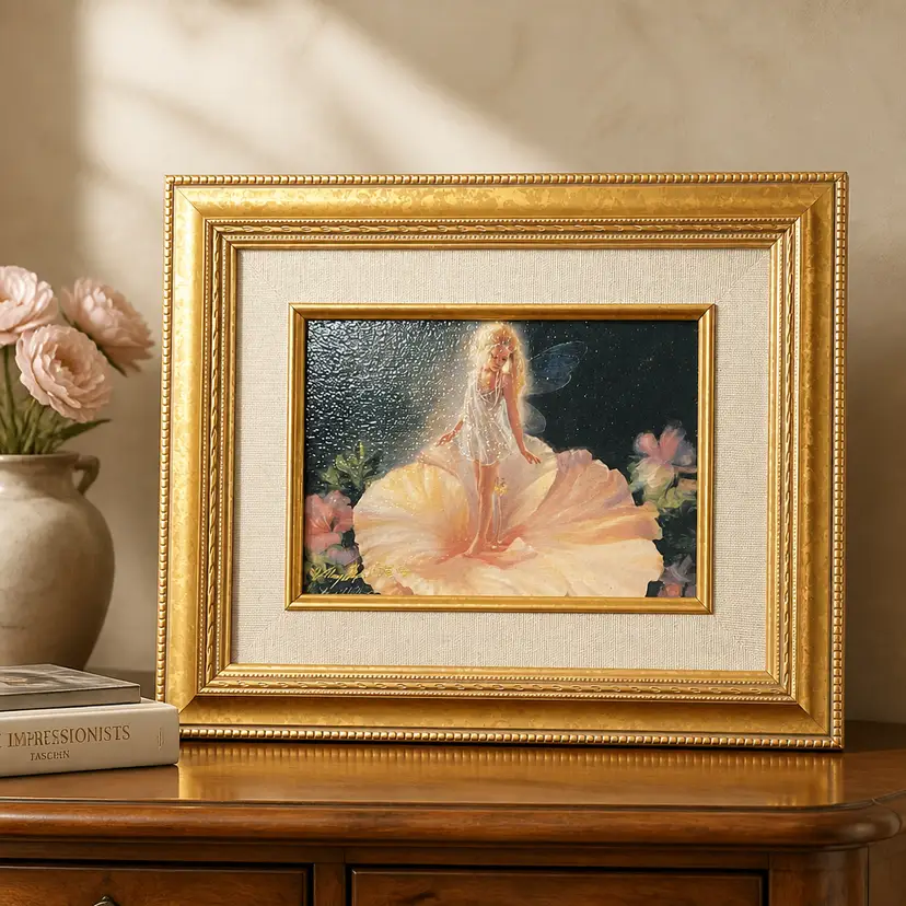 La Fleur Enchantee/The Enchanted Flower, Signed Artwork by Mary Baxter St.Clair
