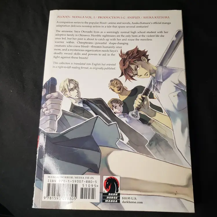 Blood+ Volume 1 (Manga) (v. 1) By Asuka Katsura