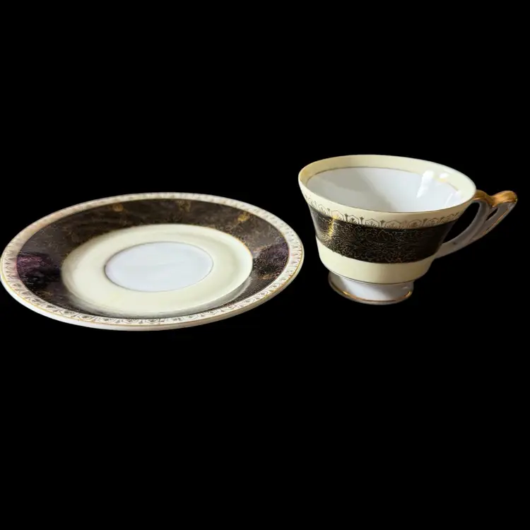 Occupied Japan Demi Cup And Saucer