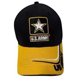 United States Army Strong Go Army Yellow & Black Adjustable Hat - Army Reserve