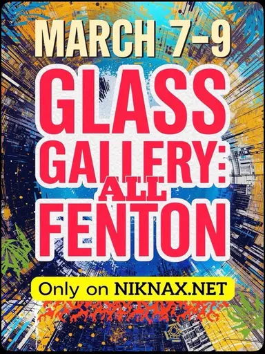 Glass Gallery All Fenton With Junk Monkey