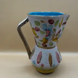 Fratelli Fanciullacci MCM Italian Pottery Jug Vase 6” READ