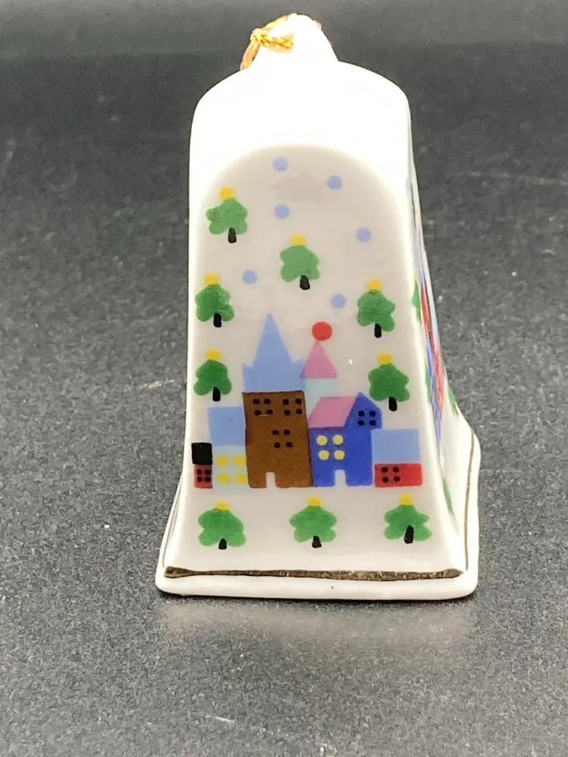Lillian Vernon 1988 Village Mini Bell 2 1/4” Tall 1 1/2” Wide)