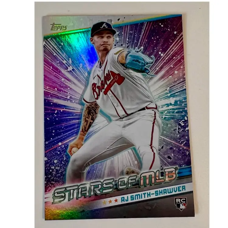 AJ Smith-Shawver RC Stars Of MLB Atlanta Braves
