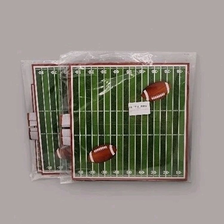 2 Pack of Football Themed  Cupcake Stand Party Decorations, 3 Tier 11.8" Tall