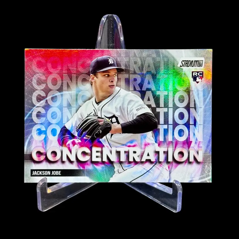 Jackson Jobe 2023 Topps Stadium Club Concentration RC Detroit Tigers