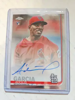 2019 Topps Chrome - Rookie Autographs #RA-AG Adolis Garcia RC