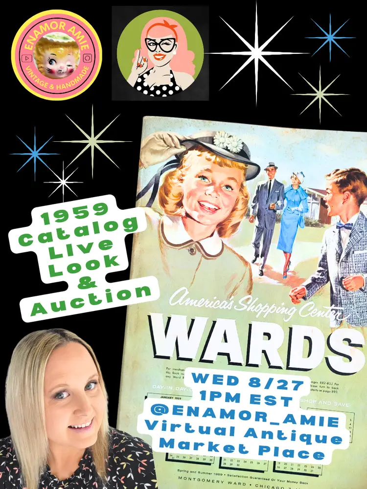 LIVE Look and Auction 1959 Montgomery Wards Catalog