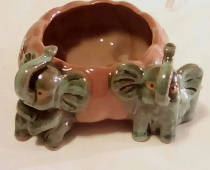 Double Elephant Planter