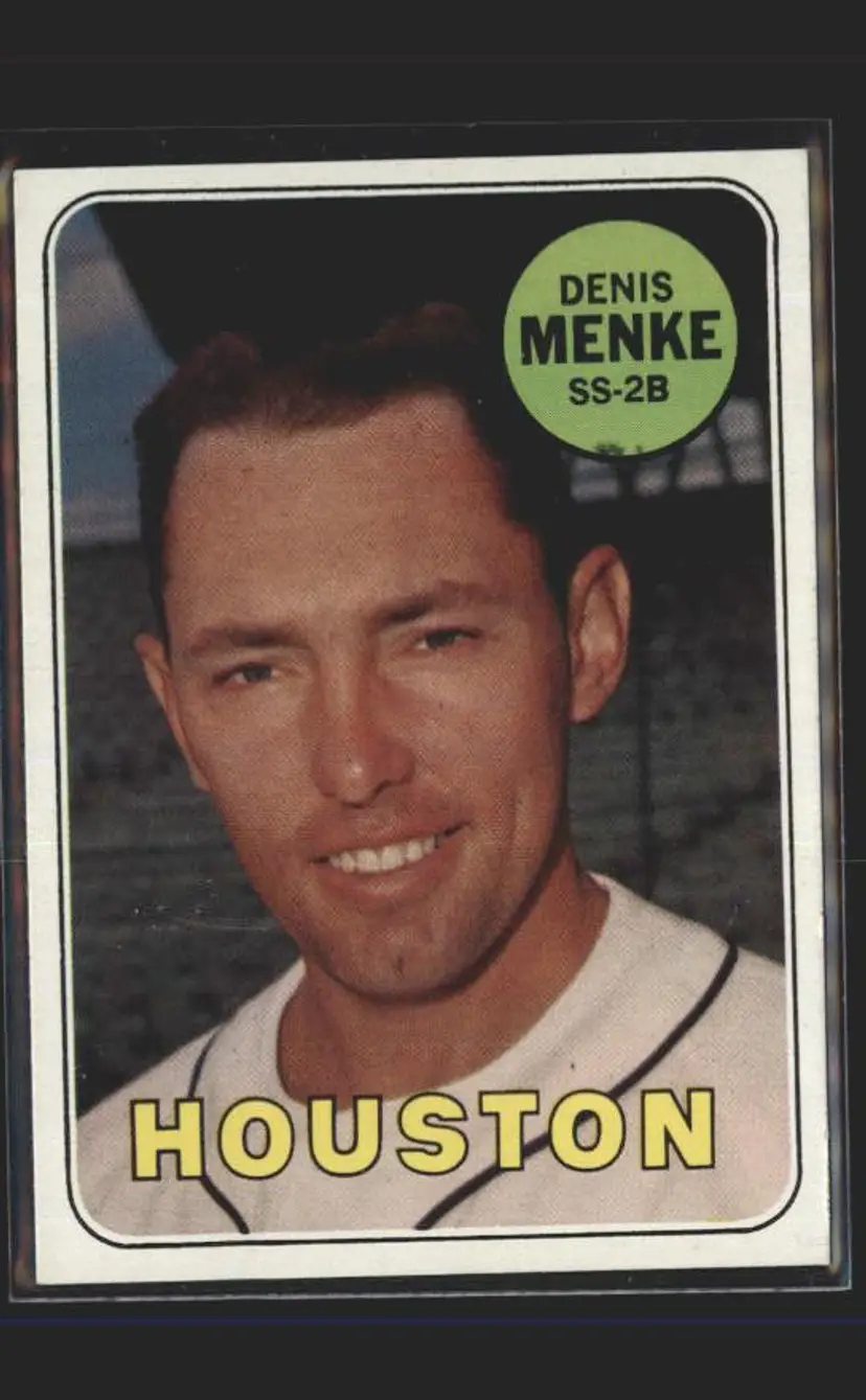 1969 Topps #487 Denis Menke - (137) - Houston Astros
