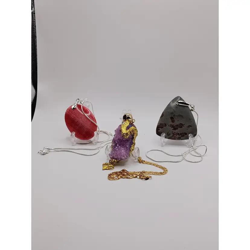 3 Gemstone Necklaces