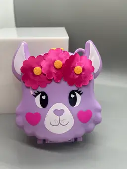 Mattel Polly Pocket Camp Adventure Llama Compact Play Set. NO DOLL