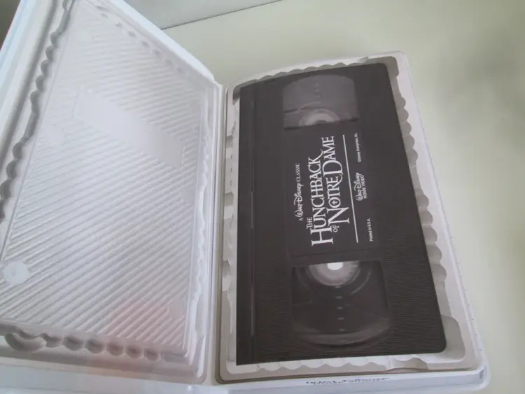 New Disney Hunchback of Notre Dame VHS shaped writing journal