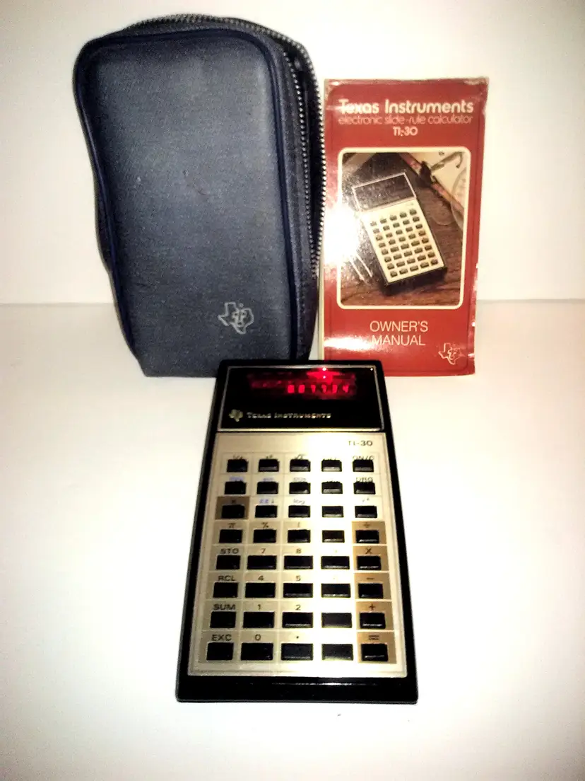 1970's Texas Instruments TI-30 Calculator Tested