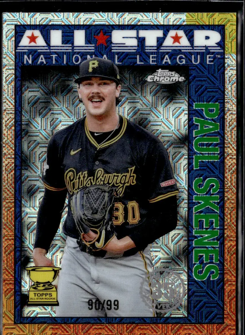 2025 Topps Series 2 Silver Pack Paul Skenes Green Mojo #90/99 Rookie Cup
