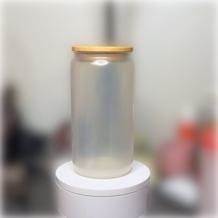UV Blue Frosted Glass