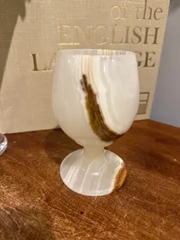 Onyx Marble Natural Stone Wine Goblet Barware