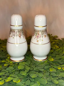 Pair Vintage Noritake Ireland Salt & Pepper Shakers