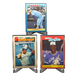 Fred McGriff 1990 Topps Kmart Fleer George Bell Jimmy Key Tom Henke Toronto BlueJays Lot