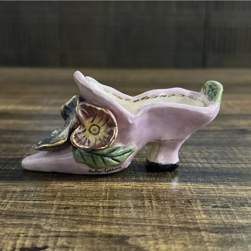 2003 Blue Sky Clay Works Figurine Shoe Signed