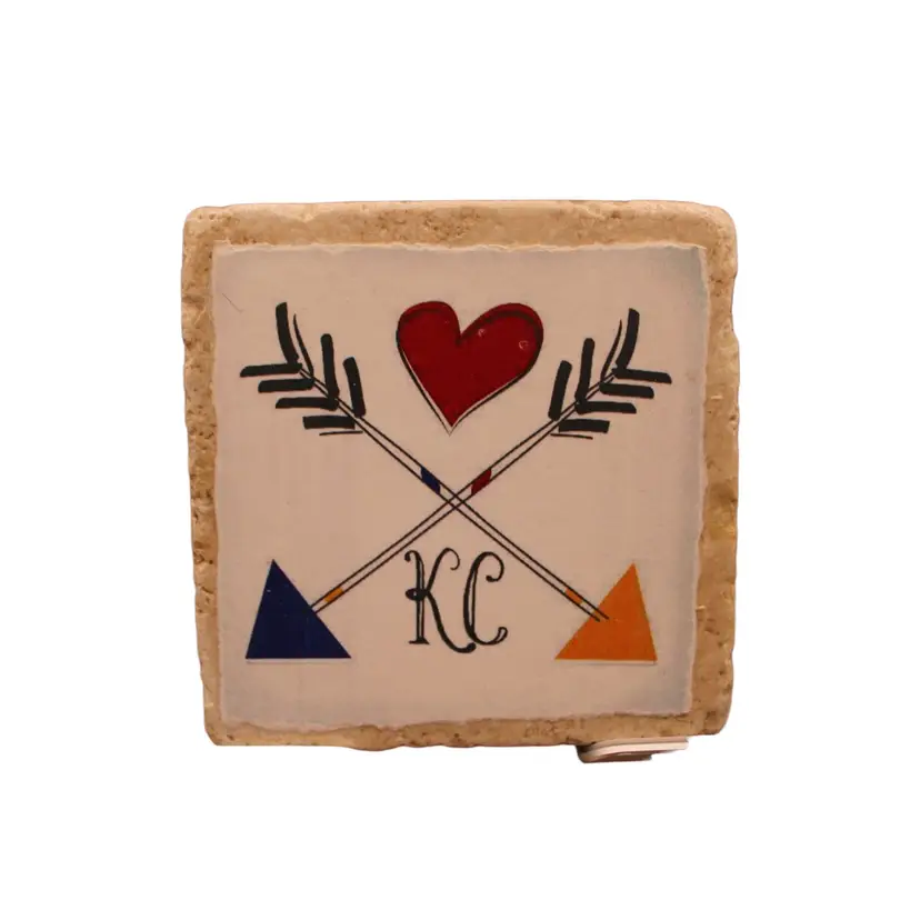 4”x4”x3/8” KC Coaster to Coaster Ceramic Tile