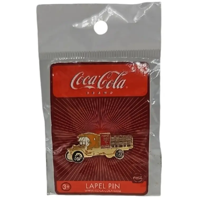 Pin Coca-Cola 1920's delivery truck with sign NWT