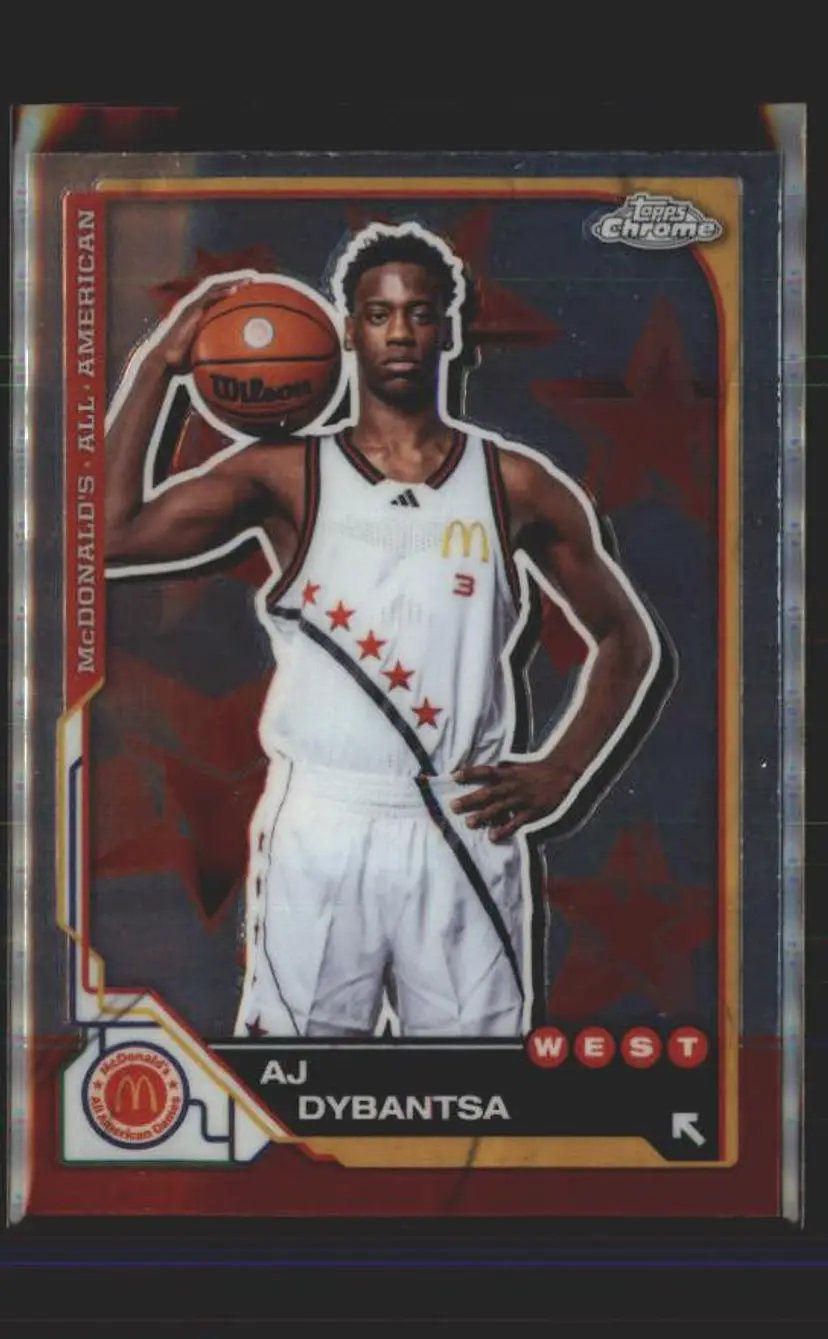 2025 Topps Chrome McDonald's All American #7 AJ Dybantsa - (141)