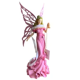 224. Gorgeous “Grace” The Hamilton Collection, Thomas Kinkade "Wings of Hope" Collection, featuring a pink-clad Fairies 🧚 Holding A Beautiful Gold Bell “Grace”