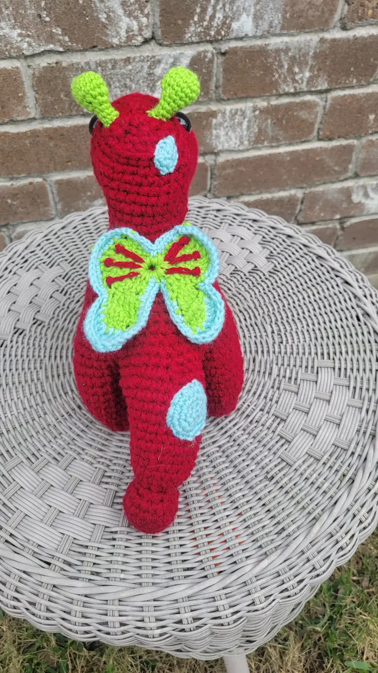 Crcohet Red Dragon: Ruby Sunteeth The irritated Guardian